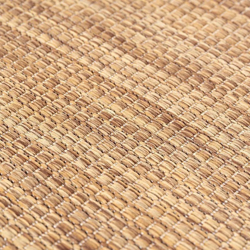 Dywan zewnętrzno-wewnętrzny Mira brązowy 80 cm x 250 cm