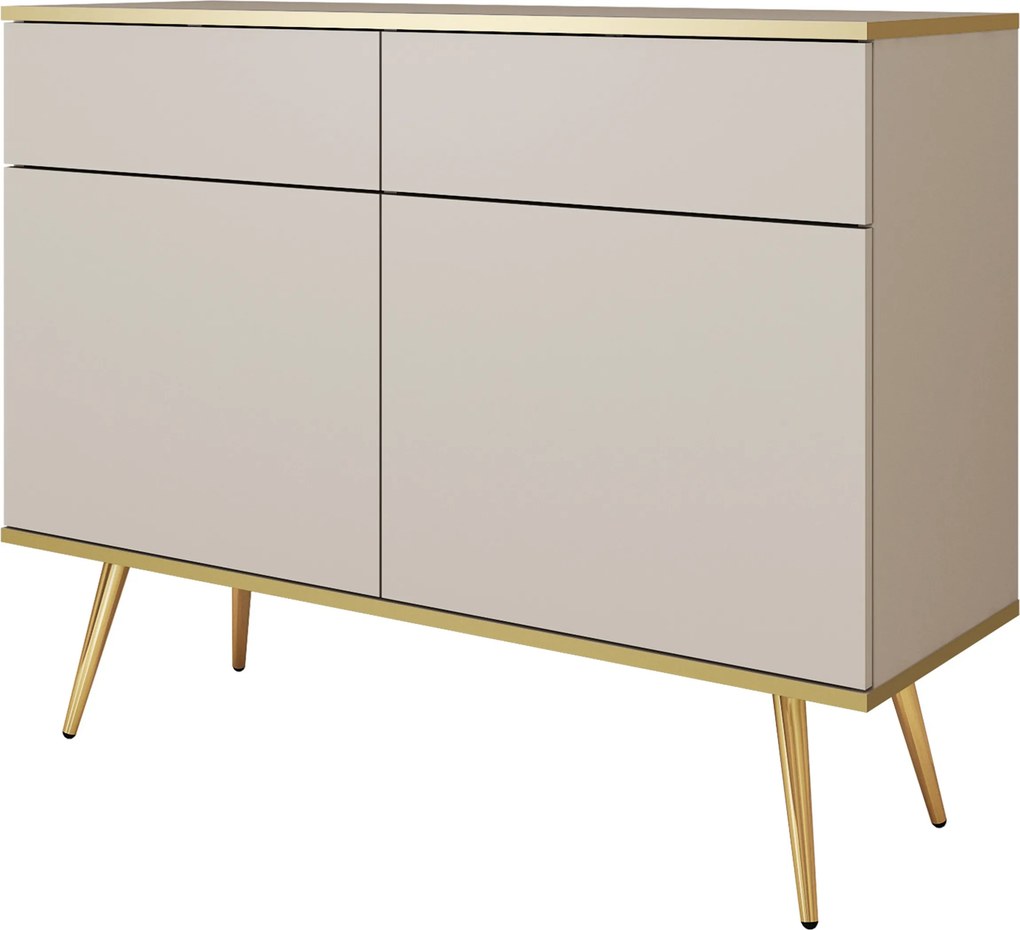 Komoda VENEZIA 107 cm do Salonu Sypialni Beżowy