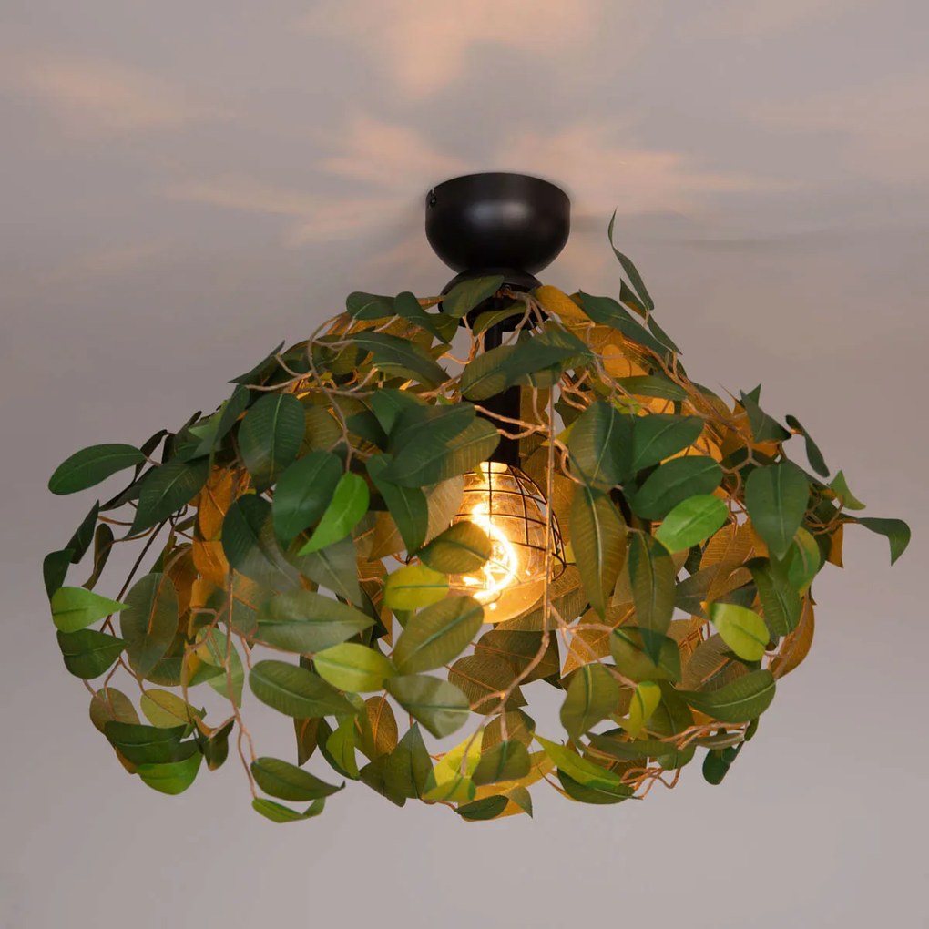 Bohemian plafondlamp groen - LeavyBoho Oswietlenie wewnetrzne