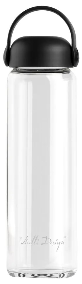 Czarna szklana butelka 540 ml Fuori – Vialli Design