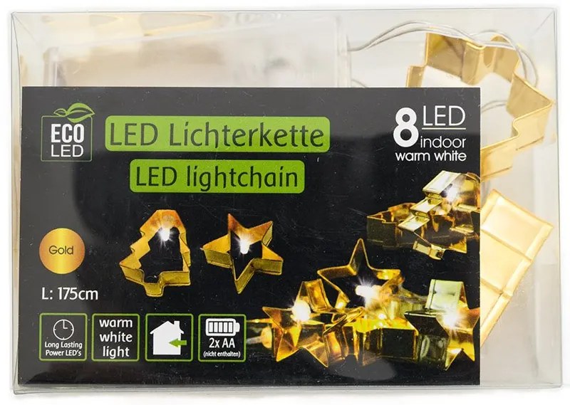 Łańcuch świetlny LED CHRISTMAS TREE 140 cm miedz
