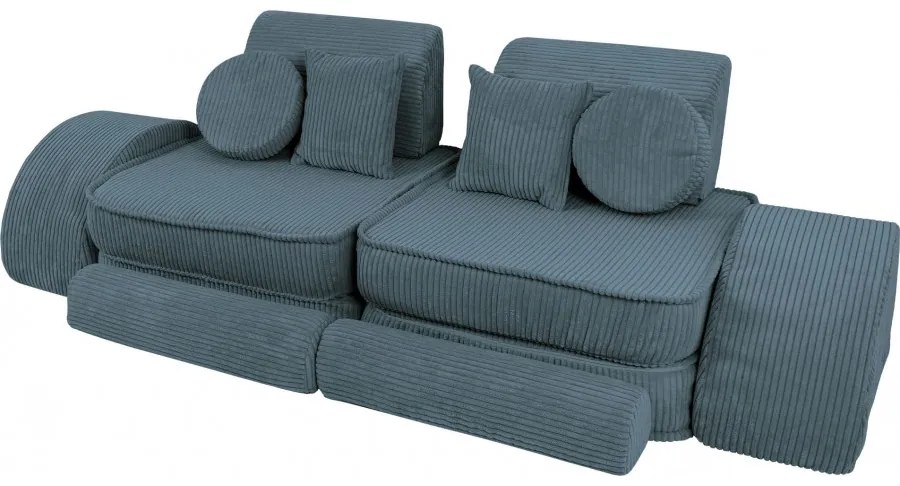 Pocket sofa max aesthetic turkusowa - meowbaby®