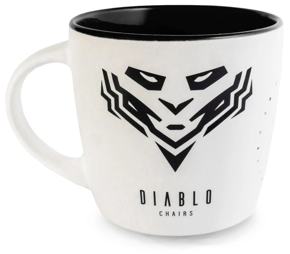 Kubek Diablo Chairs biało-czarny