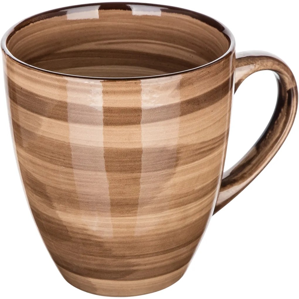 Banquet Zestaw 6 kubków Palas 400 ml, brązowy