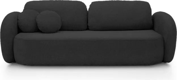 Sofa OLIO z funkcja spania i pojemnikiem ANTRACYTOWY ARAGON 99
