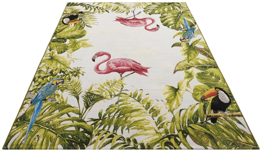Dywan zewnętrzny Flair Tropical wielokolorowy 80 cm x 165 cm