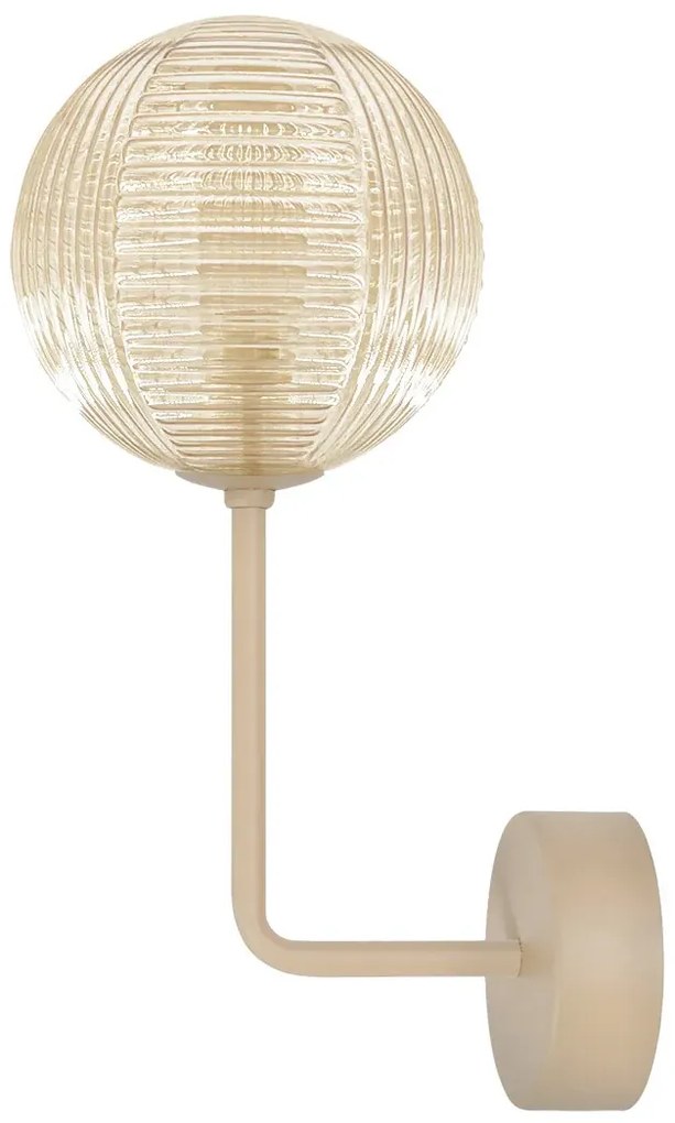 Szklany bursztunowy kinkiet G3-B11