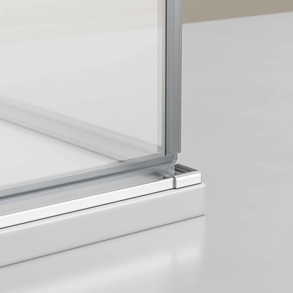 Kabina prysznicowa narożna EX809 podwójne drzwi Szkło ESG 6 mm z powłoką Nano – 100 x 100 x 195 cm