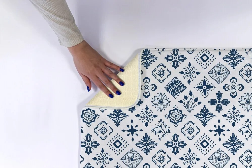 Antypoślizgowy dywanik łazienkowy Antypoślizgowy dywanik łazienkowy Kwiaty Abstrakcja