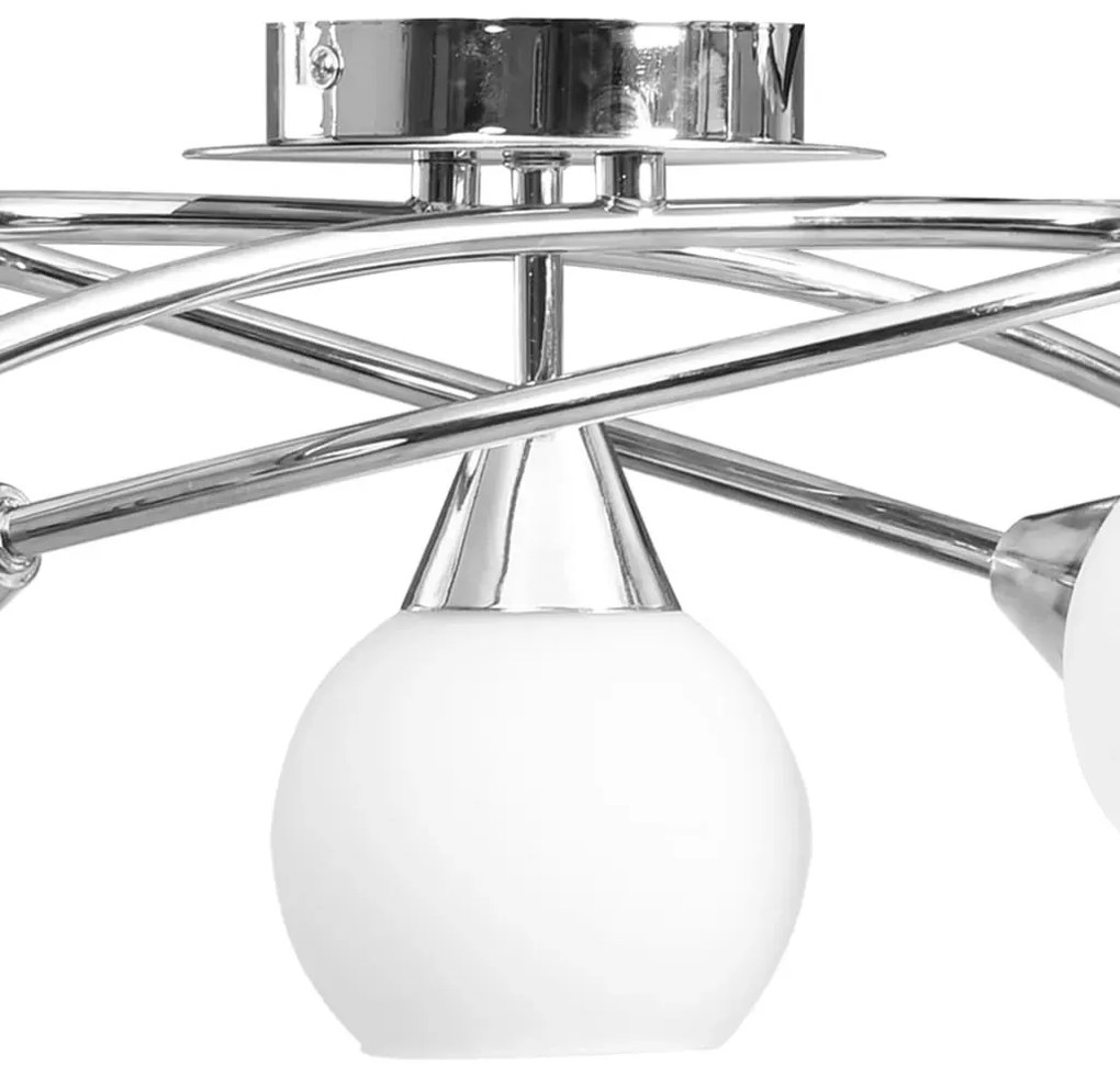 Lampa sufitowa ceramiczna z okrągłymi kloszami - EX215-Hefi