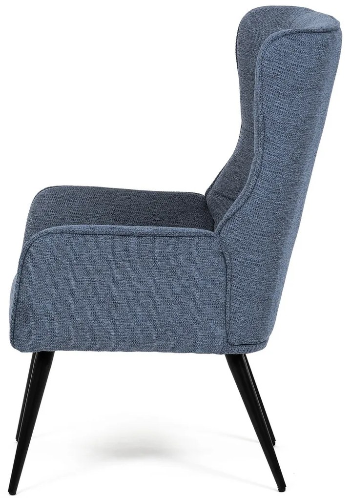 Fotel relaksacyjny 315 BLUE2, ciemnoniebieski