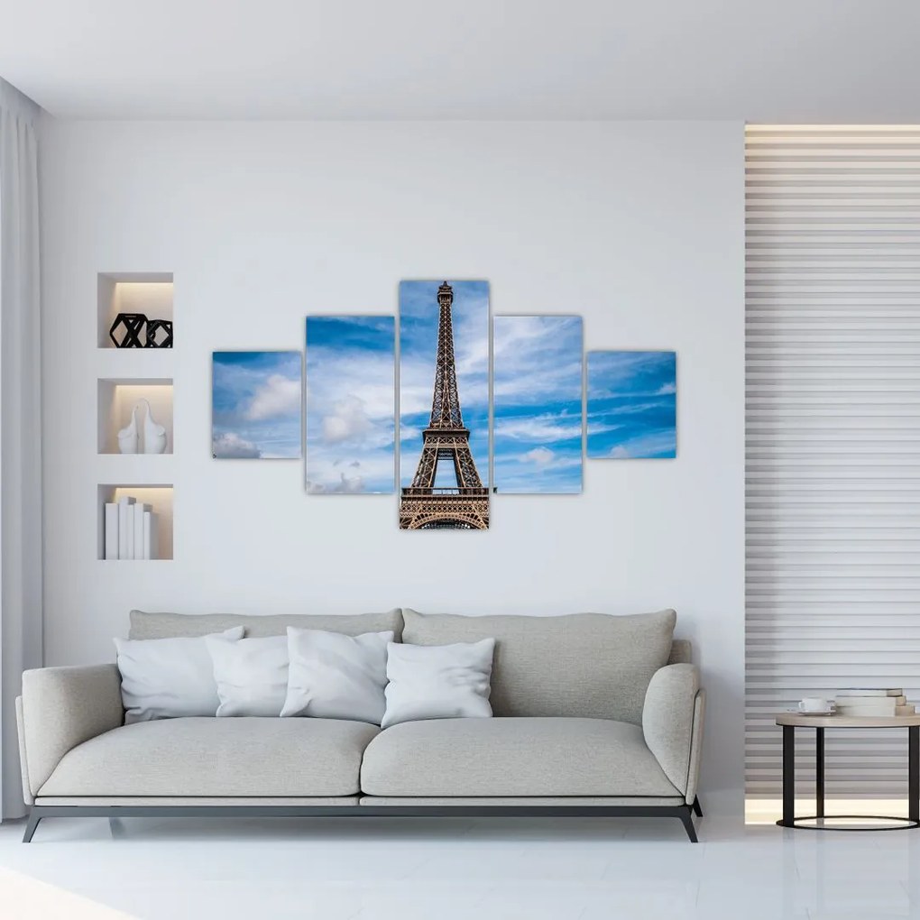 Obraz - Wieża Eiffla (125x70 cm)