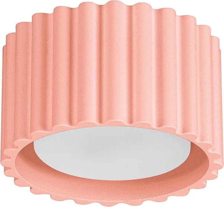 Lampa Sufitowa Minimalistyczny Aura, Aluminium - 1 Źródło - L.10 X H.10 Cm - Brzoskiwniony