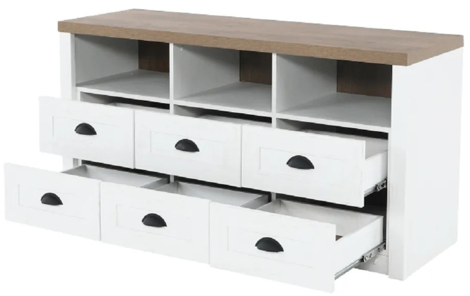 Komoda PROVANCE K6S, sosna andersen