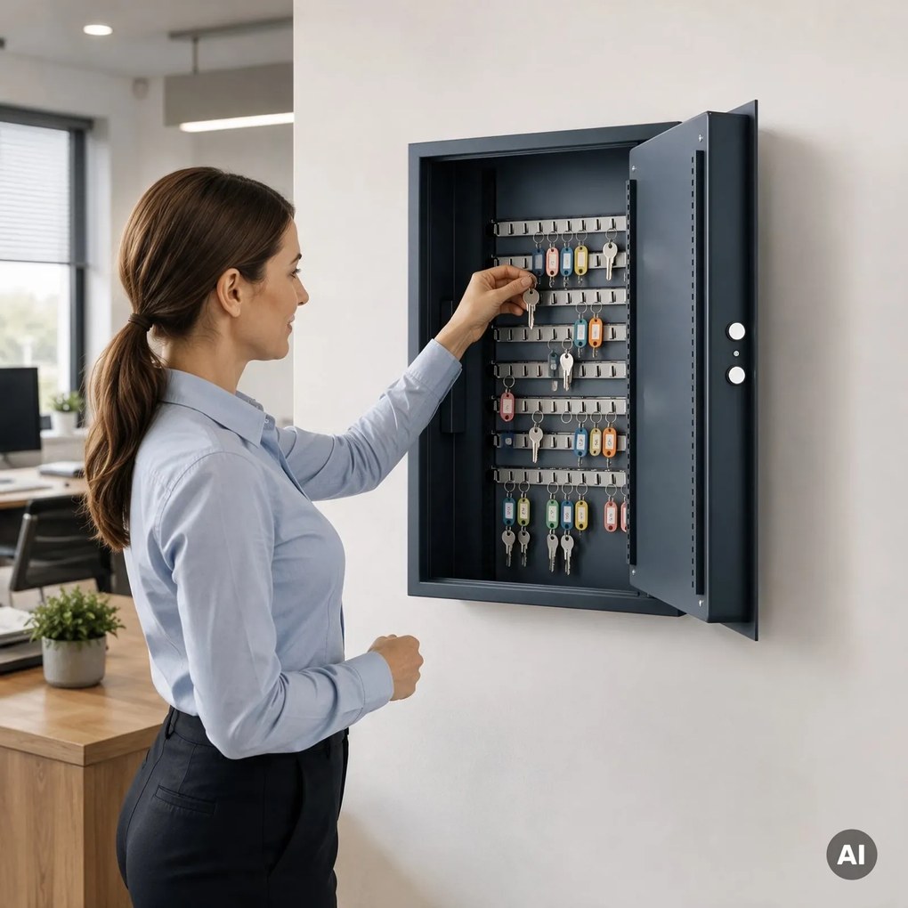 Sejf na klucze z wrzutnią elektroniczny Bruce