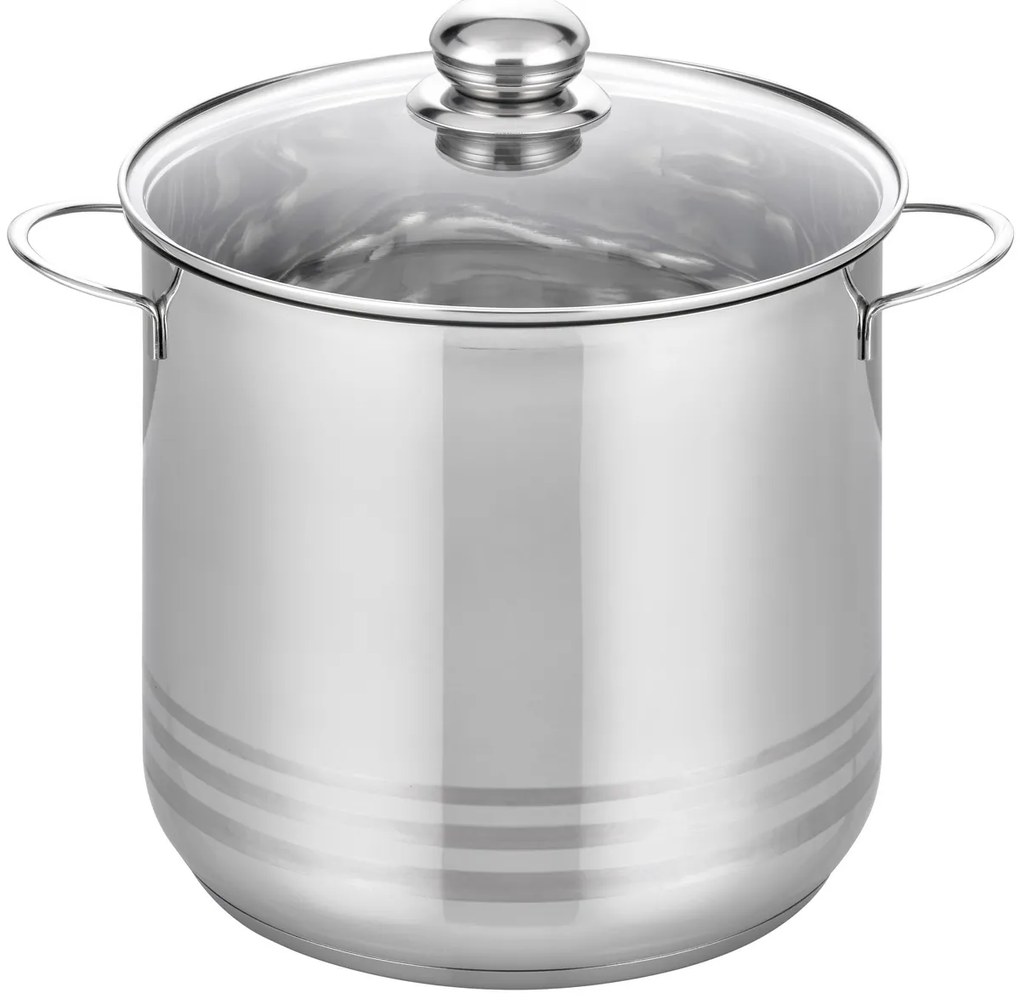 Elo 22624 Basic Garnek ze stali nierdzewnejBrillant 24 cm, 9 l