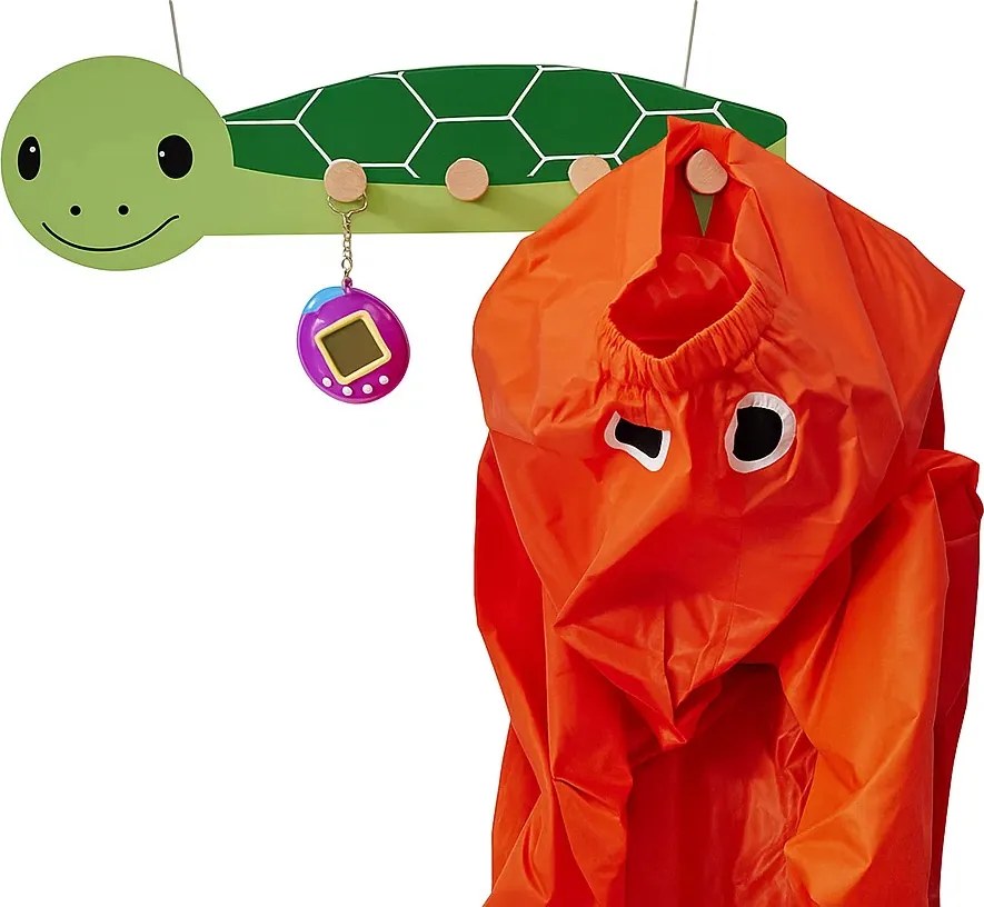 Wieszak do pokoju dziecięcego MINI ZOO, 35,5 x 6,5 x 10 cm