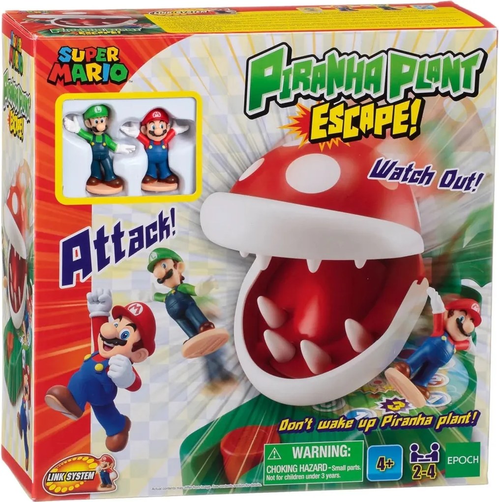 Epoch Super Mario gra planszowa Piranha Plant Escape