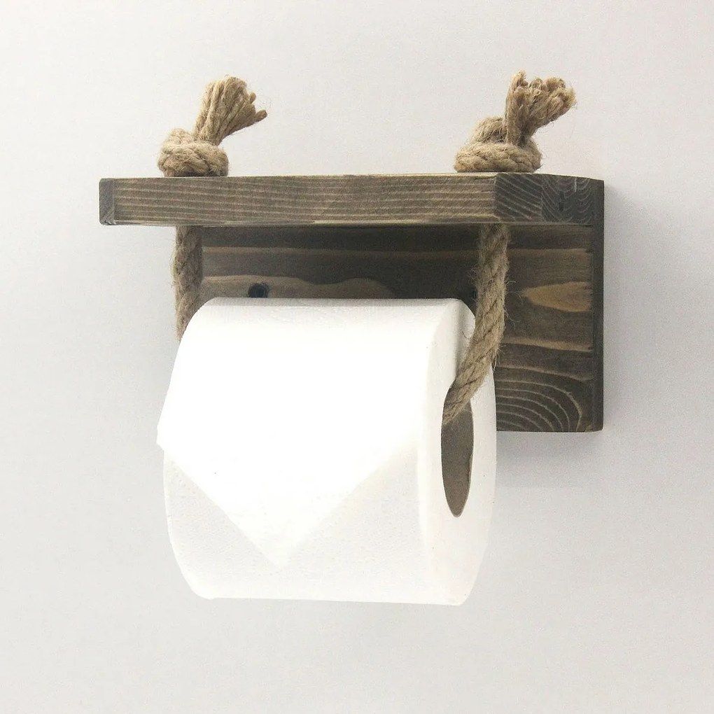 Uchwyt na papier toaletowy Acel Walnut