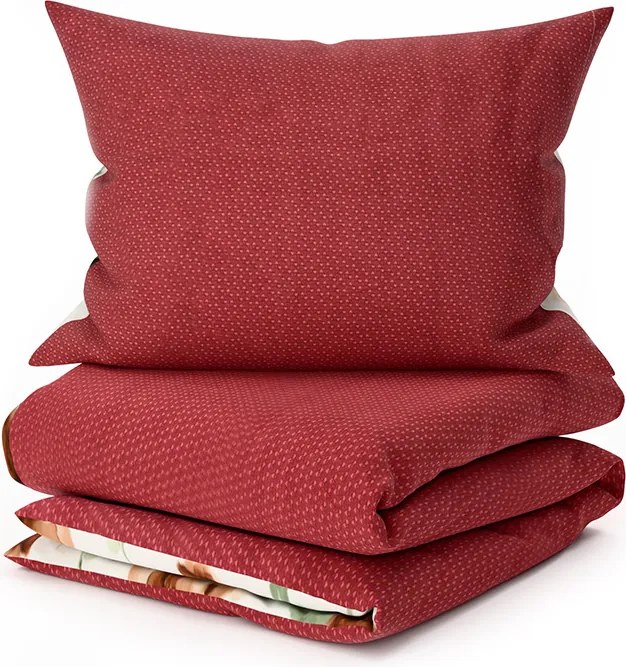 PrzytulneMieszkanie.pl PrzytulneMieszkanie.pl Dwustronna pościel DUO SENSE ROSALIA wzorzysta + poszewka na poduszkę 40x50 cm GRATIS Rozmiar pościeli: 70 x 90 cm | 140 x 200 cm