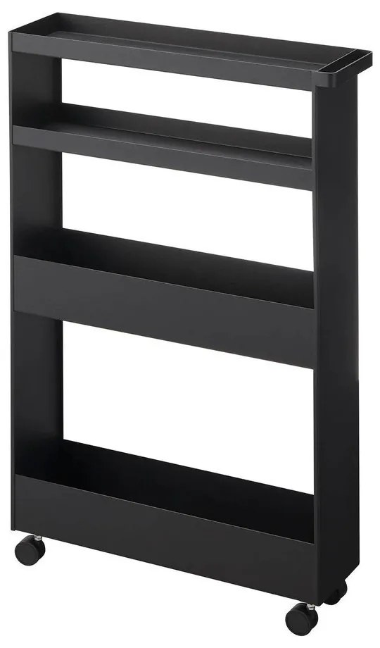 Stalowy regał łazienkowy w kolorze matowej czerni 48x80,5 cm Tower – YAMAZAKI