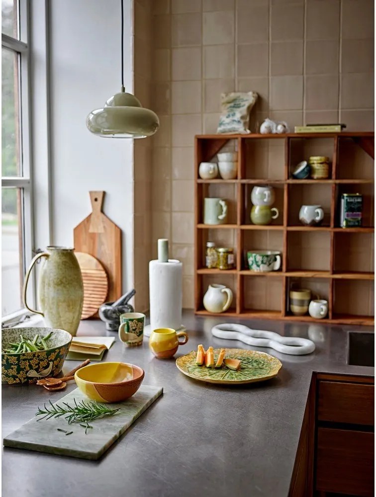 Zielona ceramiczna misa ø 28 cm Hezha – Bloomingville