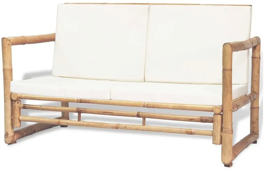 Bambusowa sofa ogrodowa Belta - brązowa