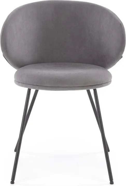 Krzesło do jadalni z profilowanym oparciem K587 Halmar