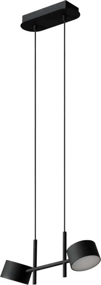 Osram - ściemnialna lampa wisząca na lince DECOR KYOTO 2xLED/10W/230V czarna