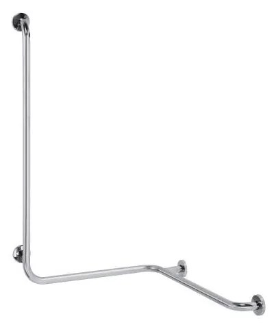 Poręcz prysznicowa 66x118 cm, stal nierdzewna/srebrna