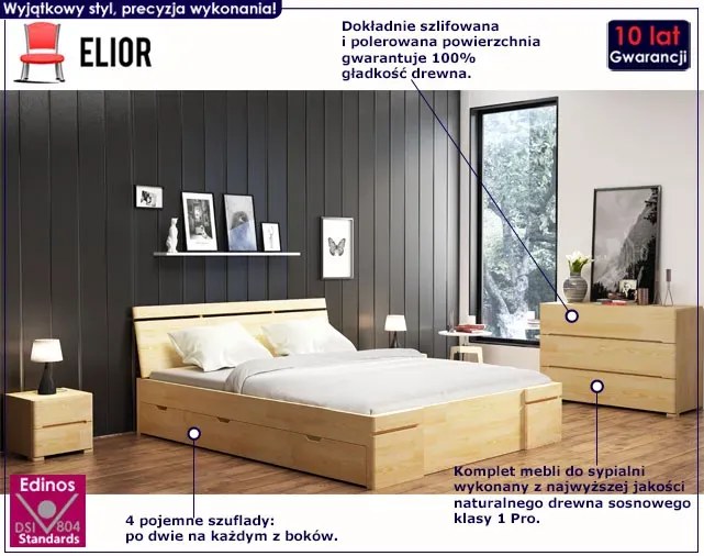 Zestaw skandynawskich mebli do sypialni Z6-G56