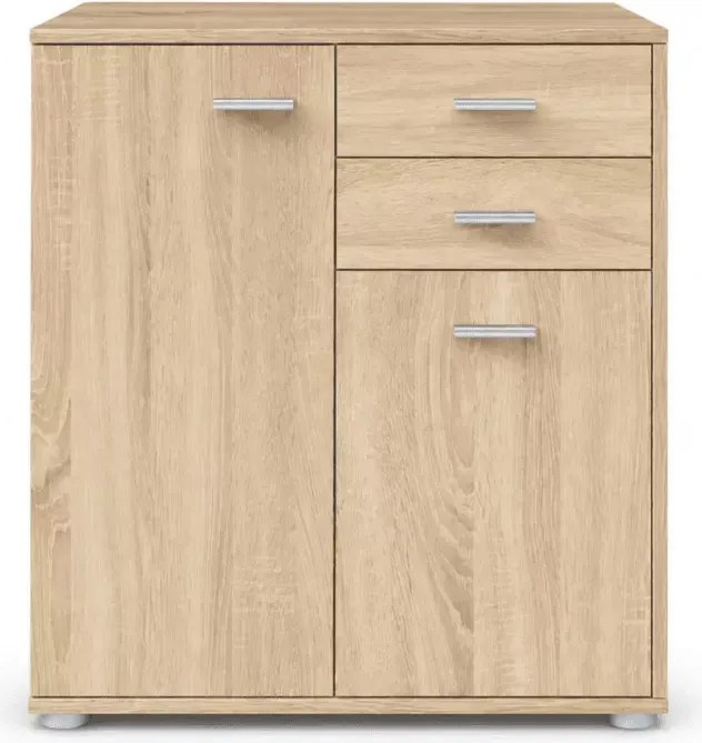 Komoda Mik 2 Sonoma w loftowym designu