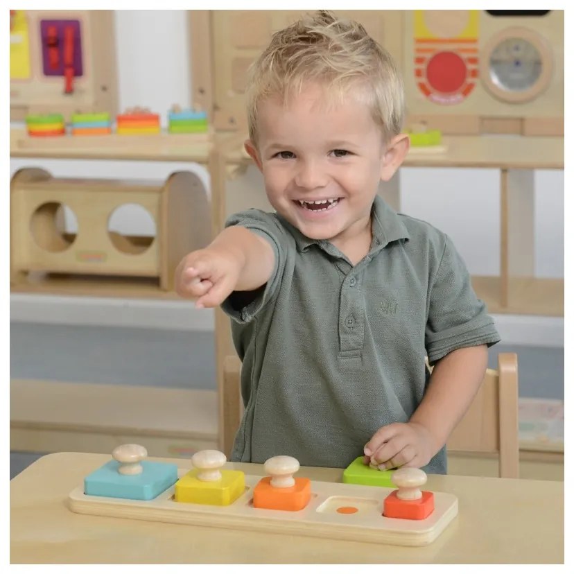 Masterkidz układanka nauka rozmiarów i kolorów montessori