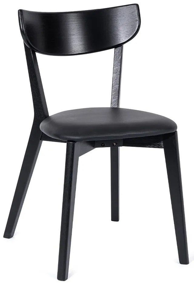 Czarne krzesło z drewna dębowego Arch – Bonami Selection