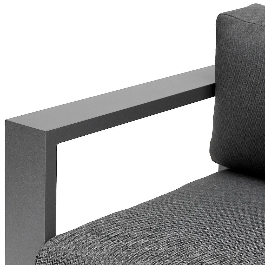Narożnik aluminiowy dla 5 osób MADRID NEW (antracyt)