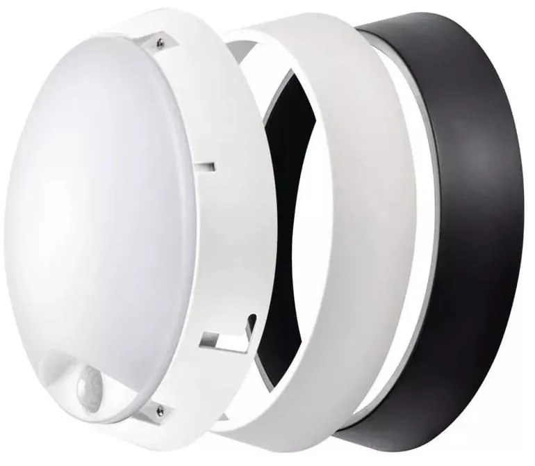 Lampa sufitowa LED z czujnikiem ruchu w kolorze matowej czerni Zuri – EMOS