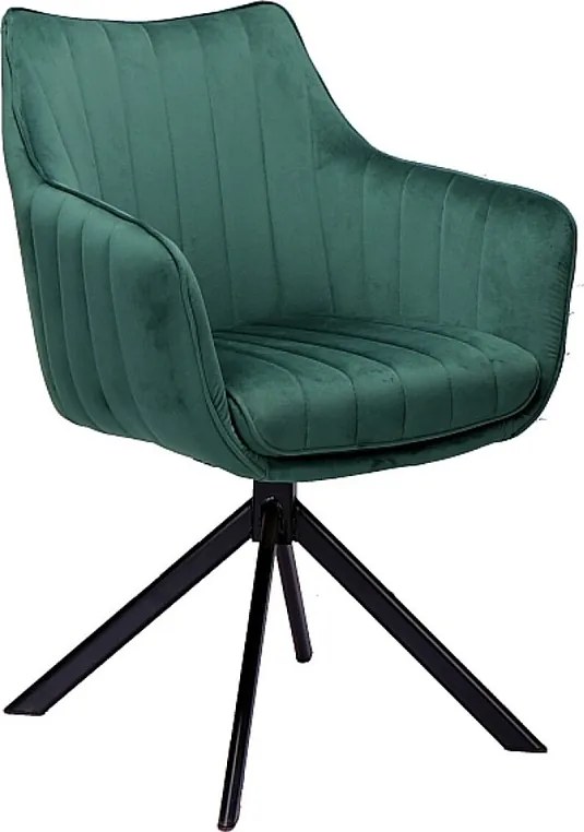 Krzesło AZALIA VELVET zielone