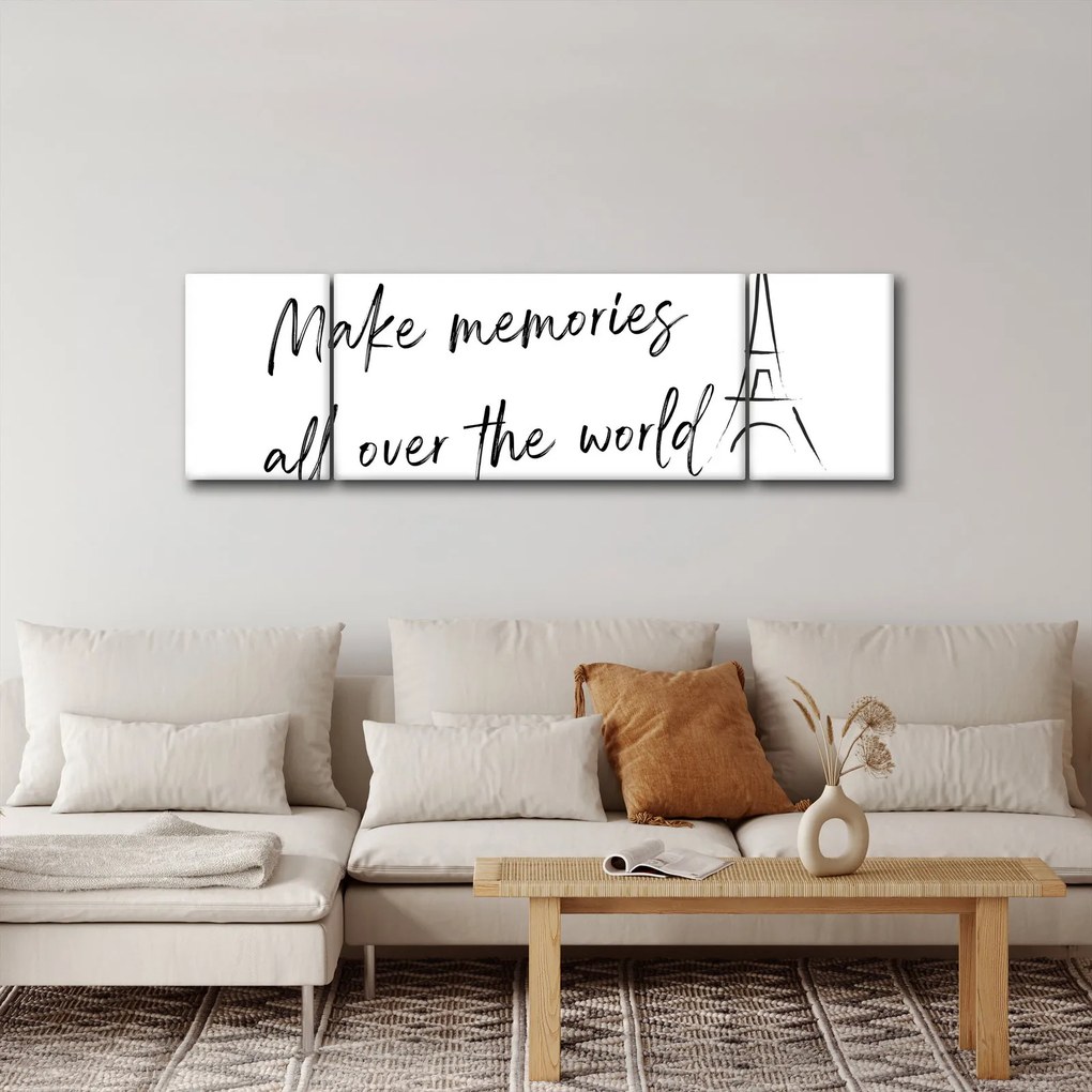 Obraz - Twórz wspomnienia (170x50 cm)