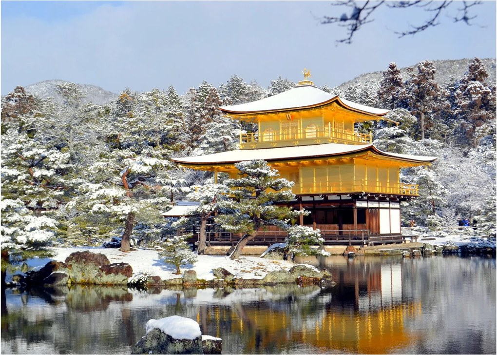Obraz - Kinkakuji, Japonia (70x50 cm)