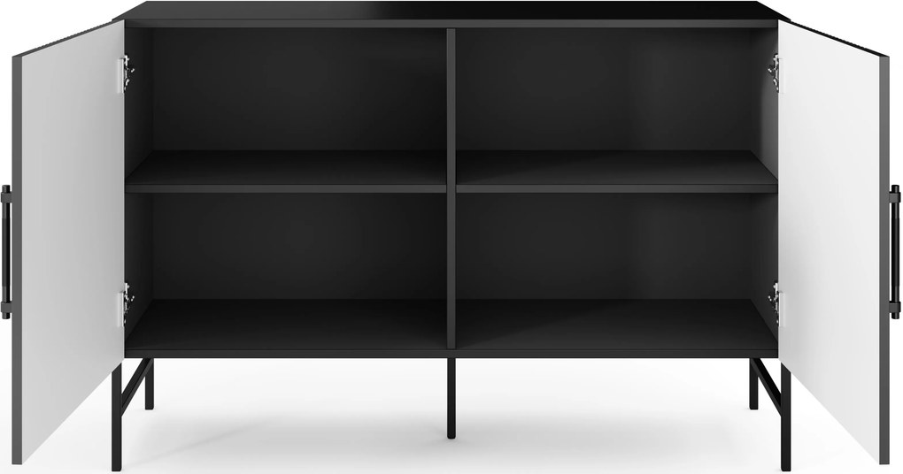 Komoda RAFTT 120x80cm, czarna