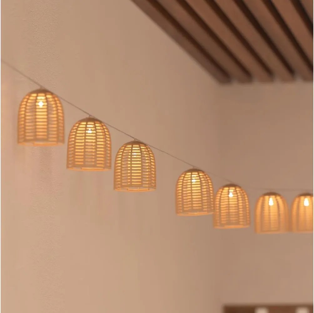 Atmosphera - Solarny łańcuch dekoracyjny LED AIA 10xLED 3,35m IP44 ciepła biała