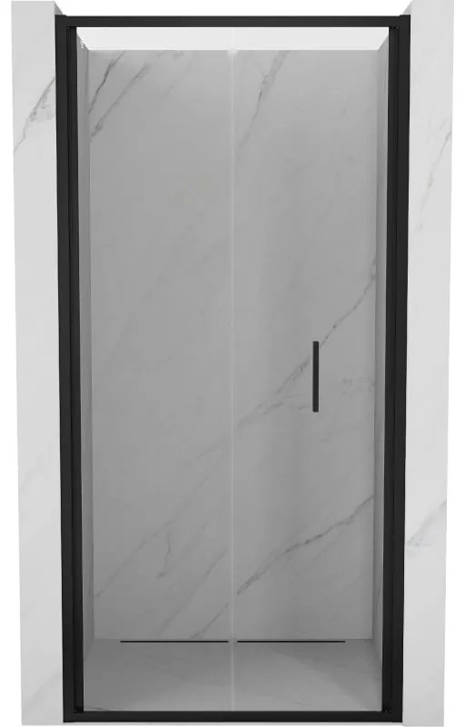 Mexen Exo drzwi prysznicowe składane 120 cm, transparent, czarne - 816-120-000-70-00