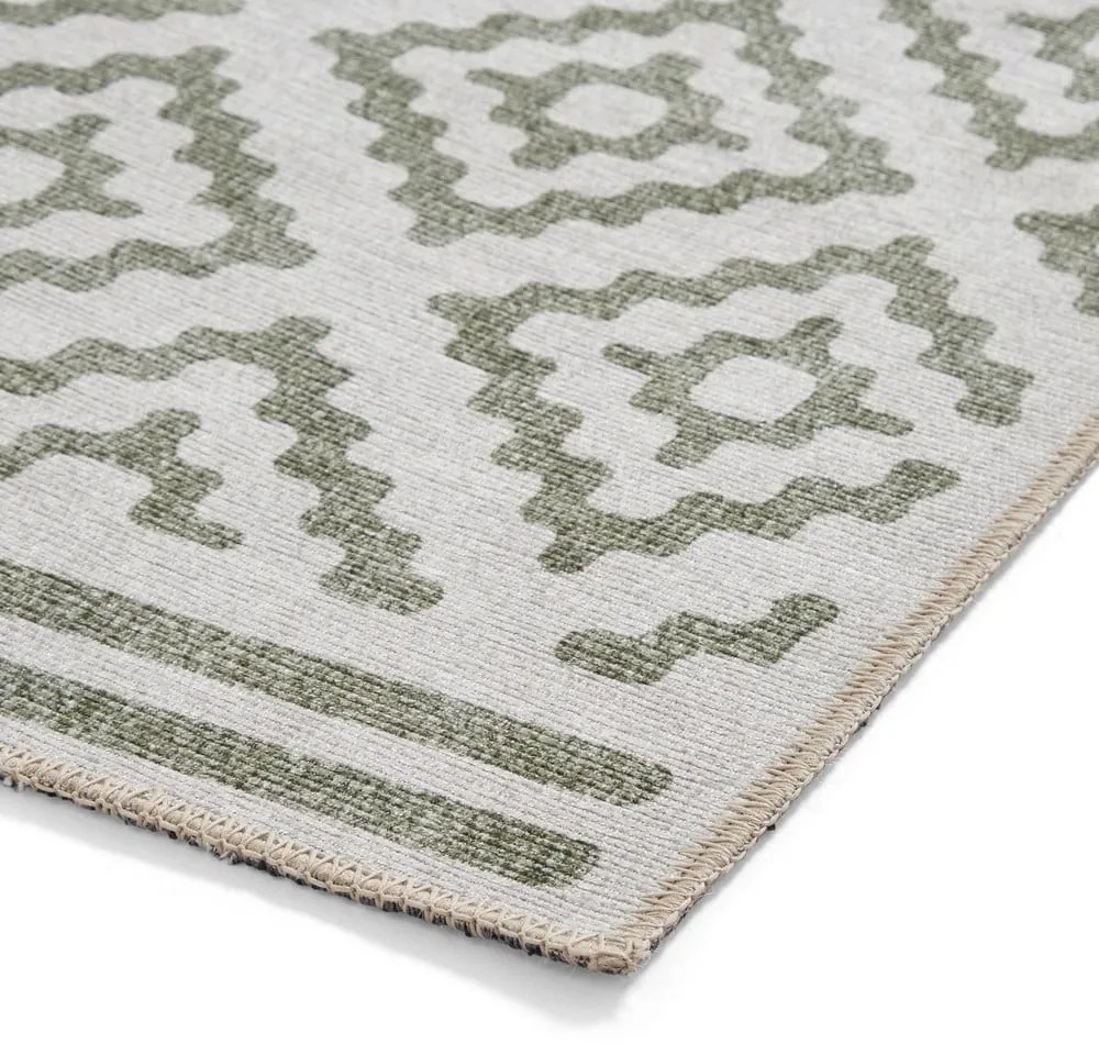 Zielony chodnik odpowiedni do prania 61x170 cm Coral Green – Think Rugs