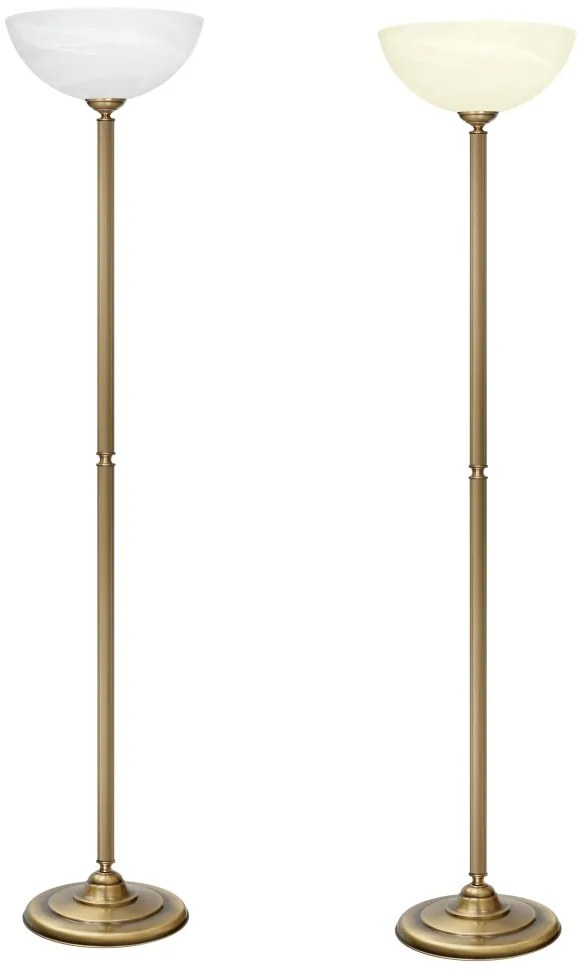 Lampa podłogowa mosiężna do pokoju V-P1A