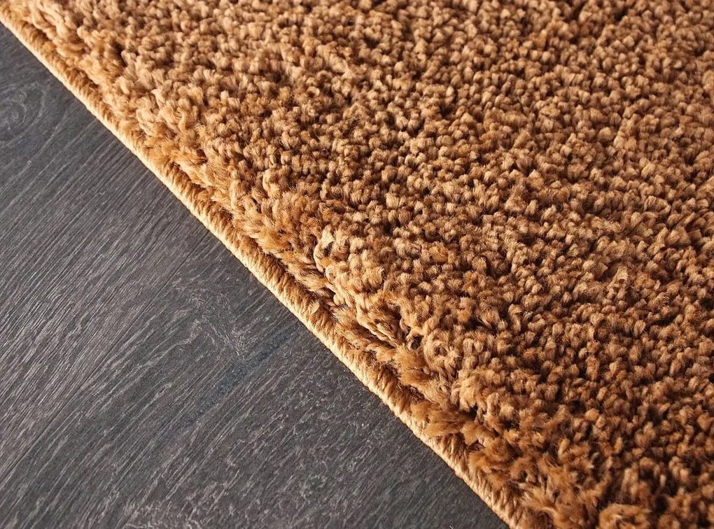 Dywan shaggy Best Cognac 140 cm x 200 cm