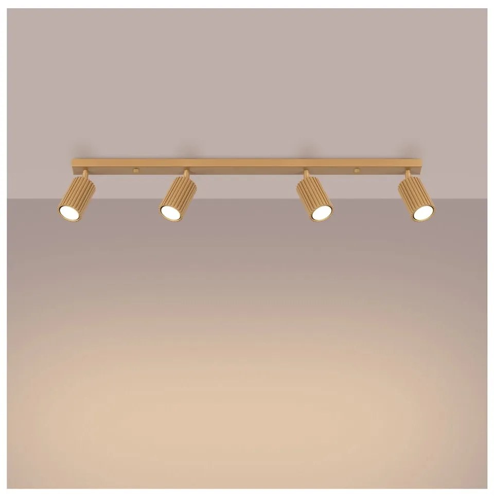 Lampa punktowa w kolorze złota 6,5x81 cm Gleam – Sollux