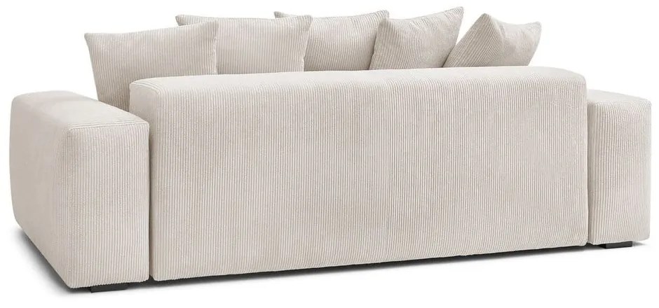 Kremowa sztruksowa sofa 280 cm Voltaire – Bobochic Paris