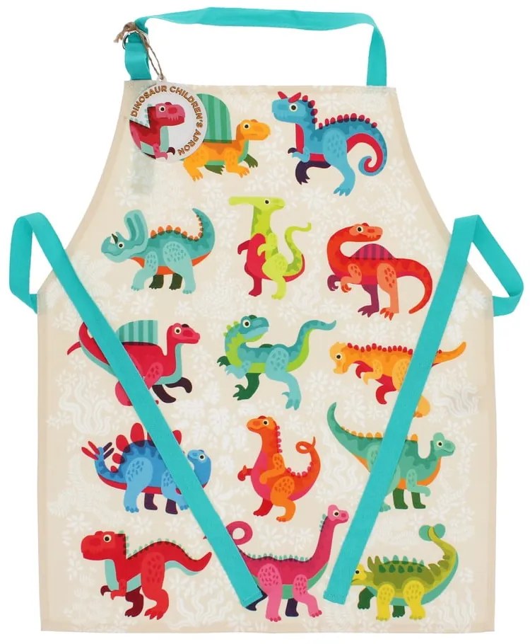 Bawełniany fartuszek dziecięcy Baby Dinos – Rex London