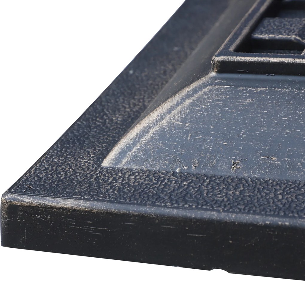 Outsunny Podstawa Parasola 9kg Żywica Brązowa Stabilna i Trwała 44x44x33cm | Aosom PL