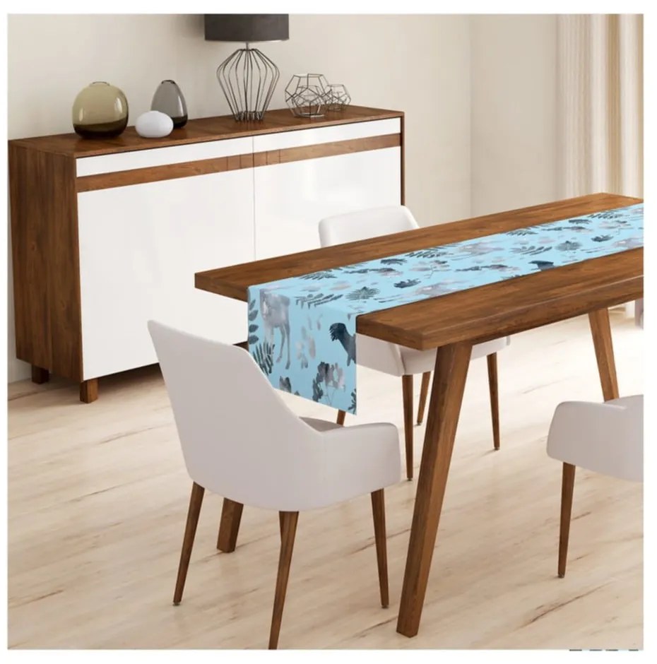 Zestaw 4 świątecznych poszewek na poduszki i bieżnika Minimalist Cushion Covers Winter Wonderland